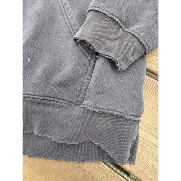 VTG Y2K Nike Silver Tag Vintage Sweatshirt Center Spellout Mens XL Faded Black - Picture 4 of 10